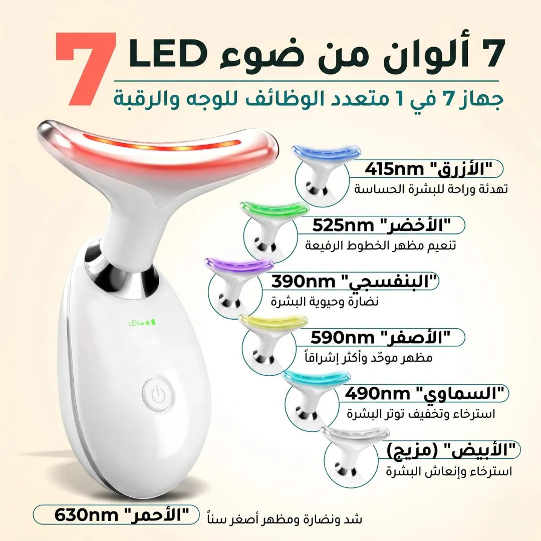 Appareil LED Visage Anti-Rides