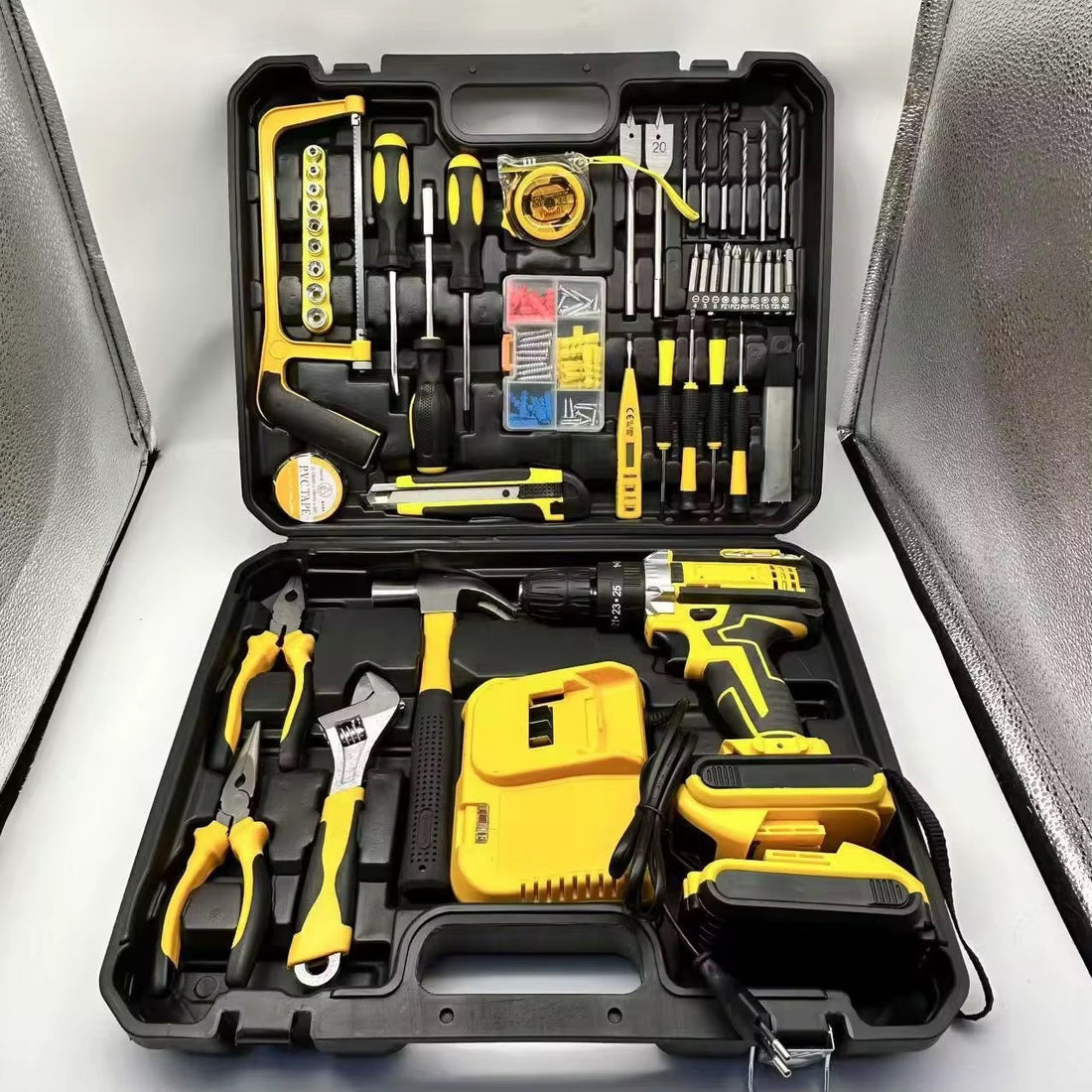 Coffret Outils + Perceuse Visseuse