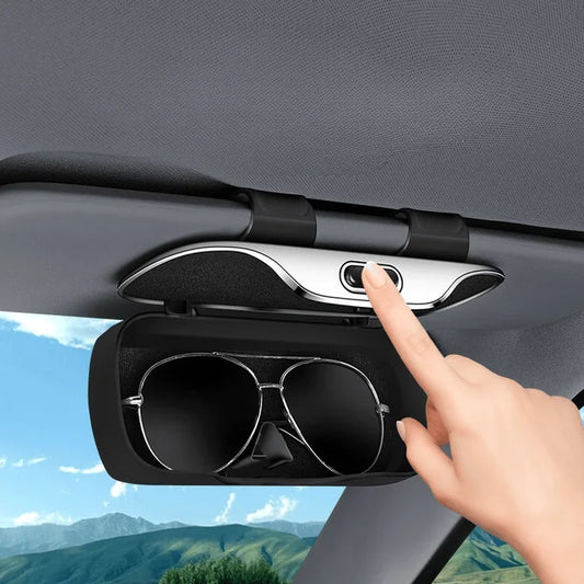 Étui à lunettes magnétique pour pare-soleil voiture | Voomly