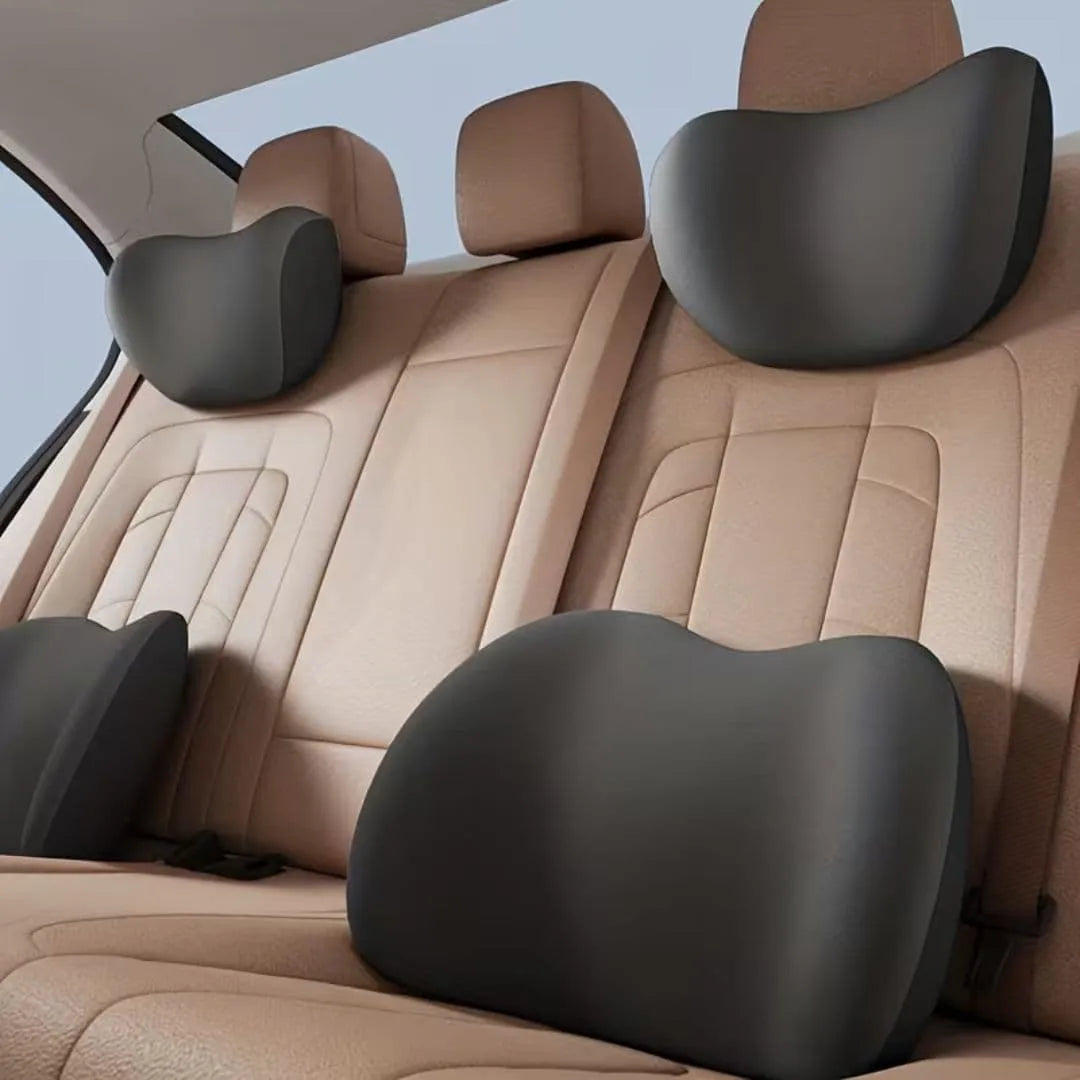 Coussins Voiture Appui-Tête + Lombaire