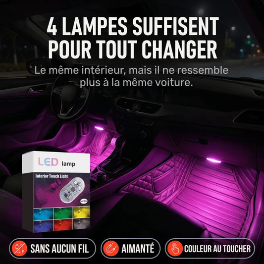 Pack 4 Lampes LED Voiture